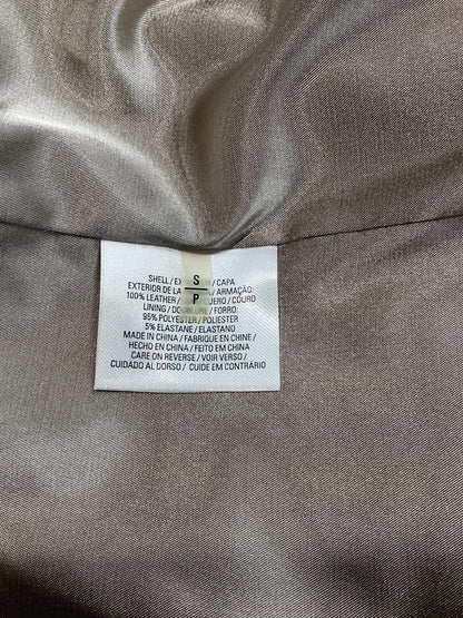 Elie Tahari Size S Beige/khaki Leather