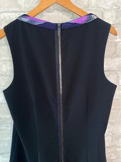 Tahari Size L/12 Black Dress