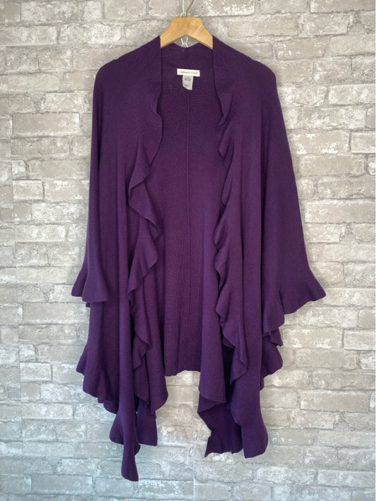 Coldwater Creek Size O/S Purple Wrap