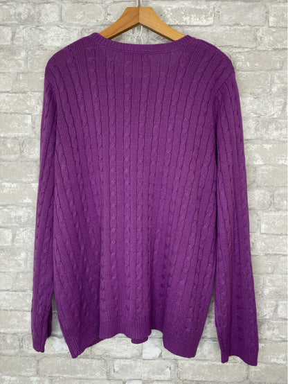 Jessica London Size L Purple Sweater