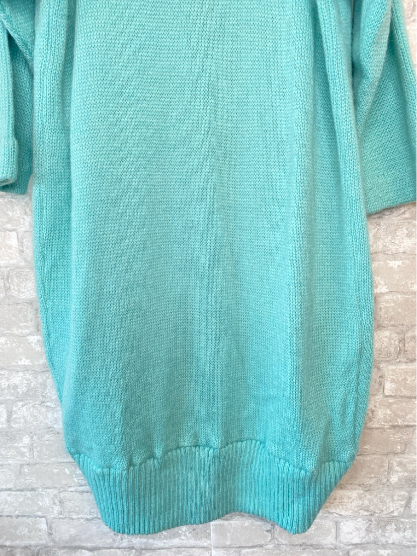 Jaques Borel Size M/L Turquoise Sweater