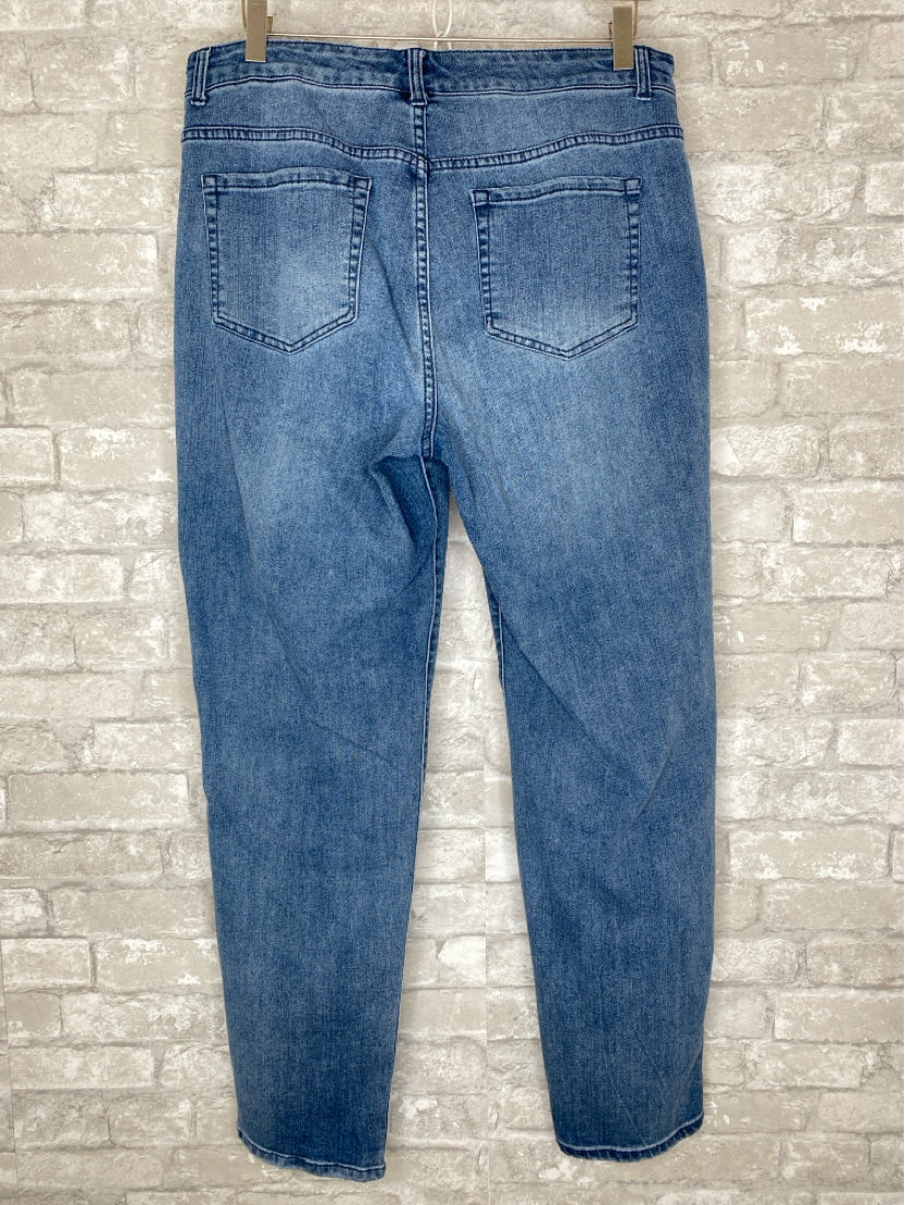 Logo Size MT/10 Mid Wash Denim Jeans