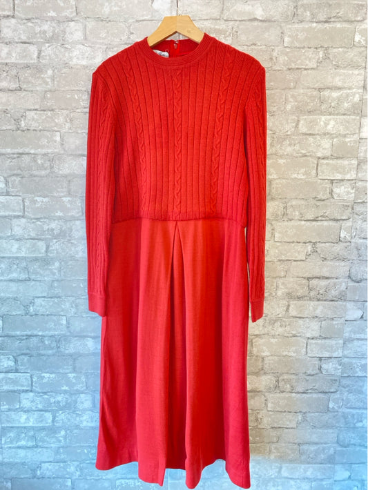 Neiman Marcus Size S tomato Dress