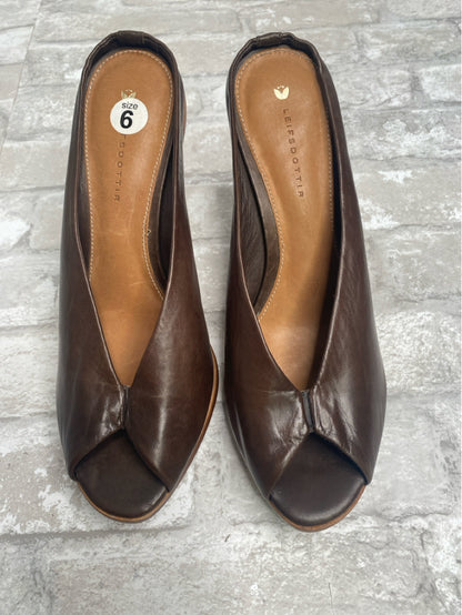 Leifsdottir Size 6 Brown Heels