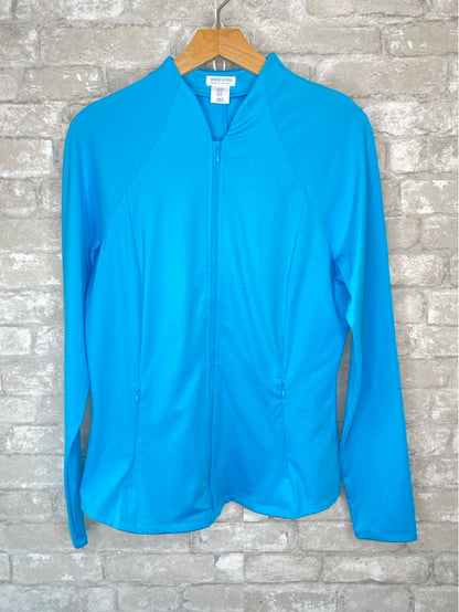 Sigrid Olsen Size M Aqua Jacket