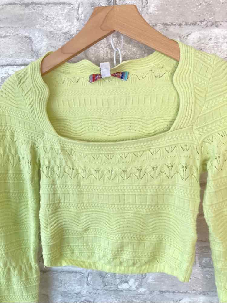 Urban Outfitters Size S neon yellow Knit Top