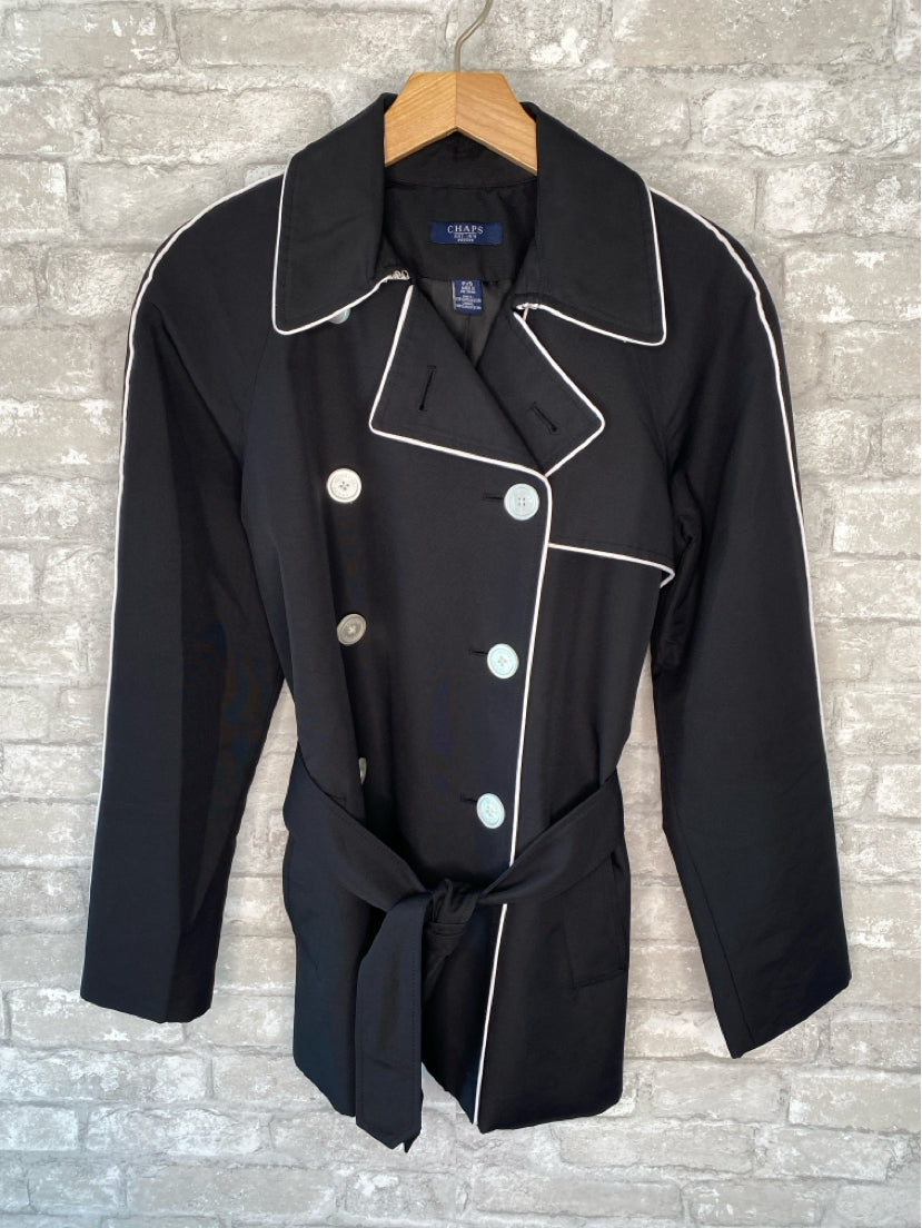 Chaps Size SP Black/white Misc. Jacket