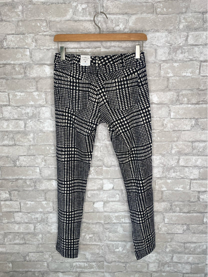 J. McLaughlin Size 0 Black/Cream Pants