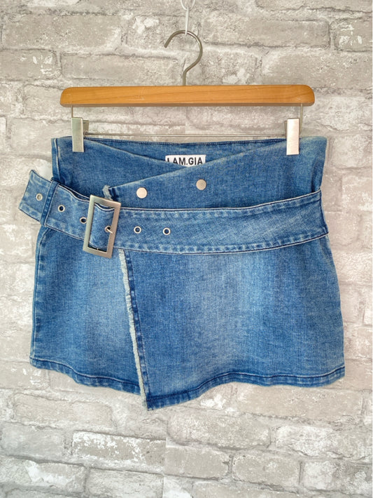 I.AM.GIA Size M Blue Denim Skirt