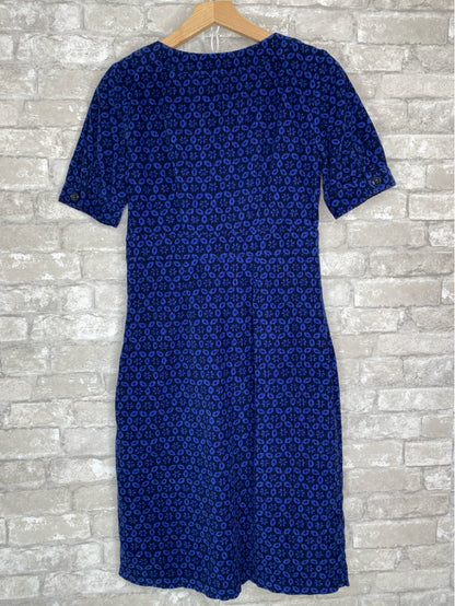 Boden Size 4L Black/Blue Dress