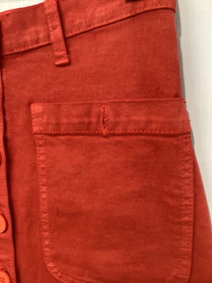 Rachel Antonoff Size S/4 Orange Red Skirt