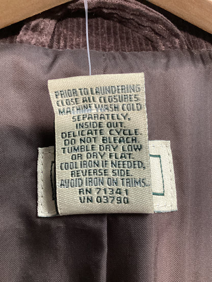 LL Bean Size L/12 Chocolate Brown Blazer