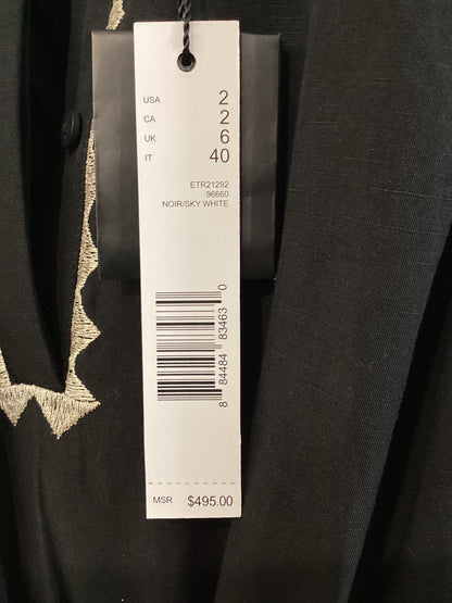 Elie Tahari Size XS/2 Black/white Dress
