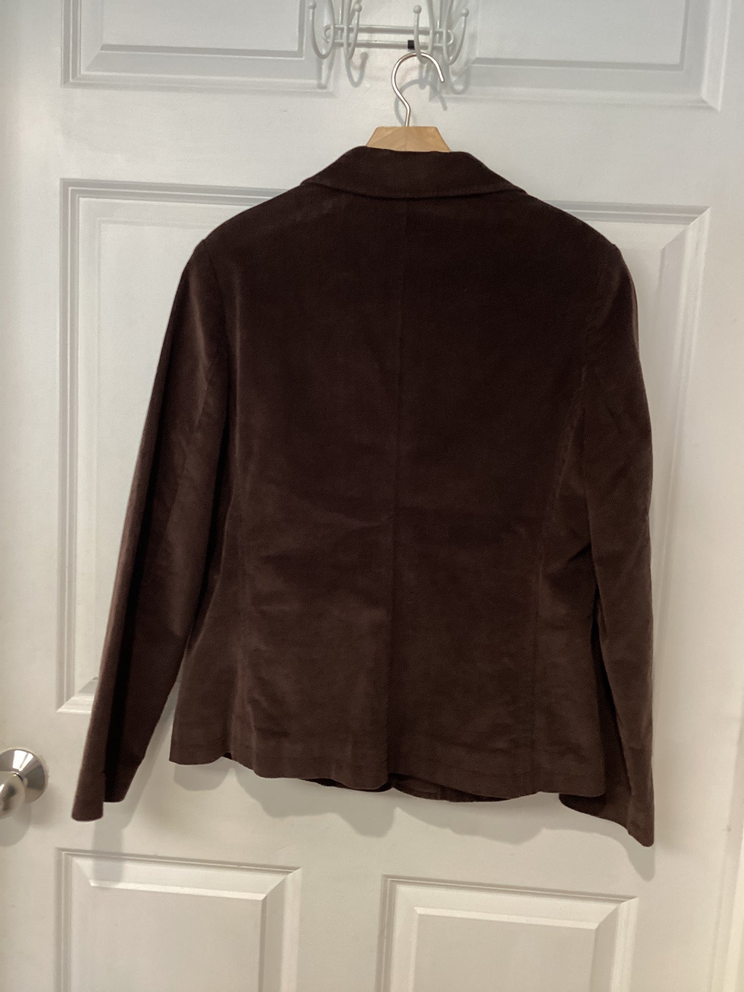 LL Bean Size L/12 Chocolate Brown Blazer