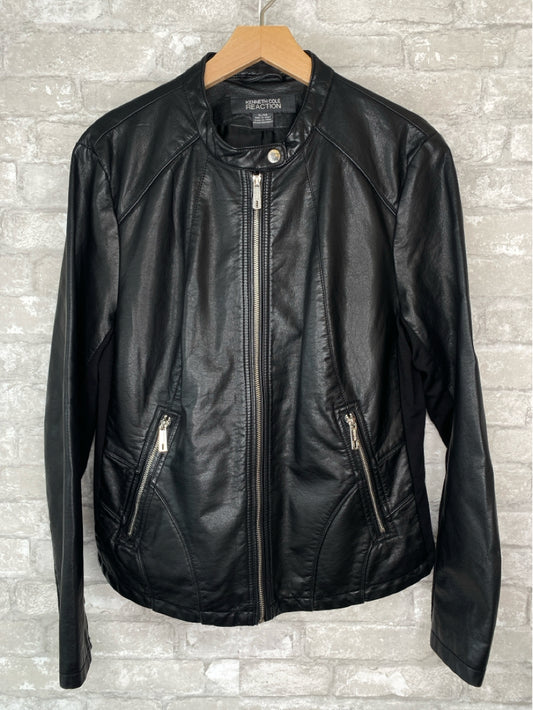 Kenneth Cole Size XL Black Leather