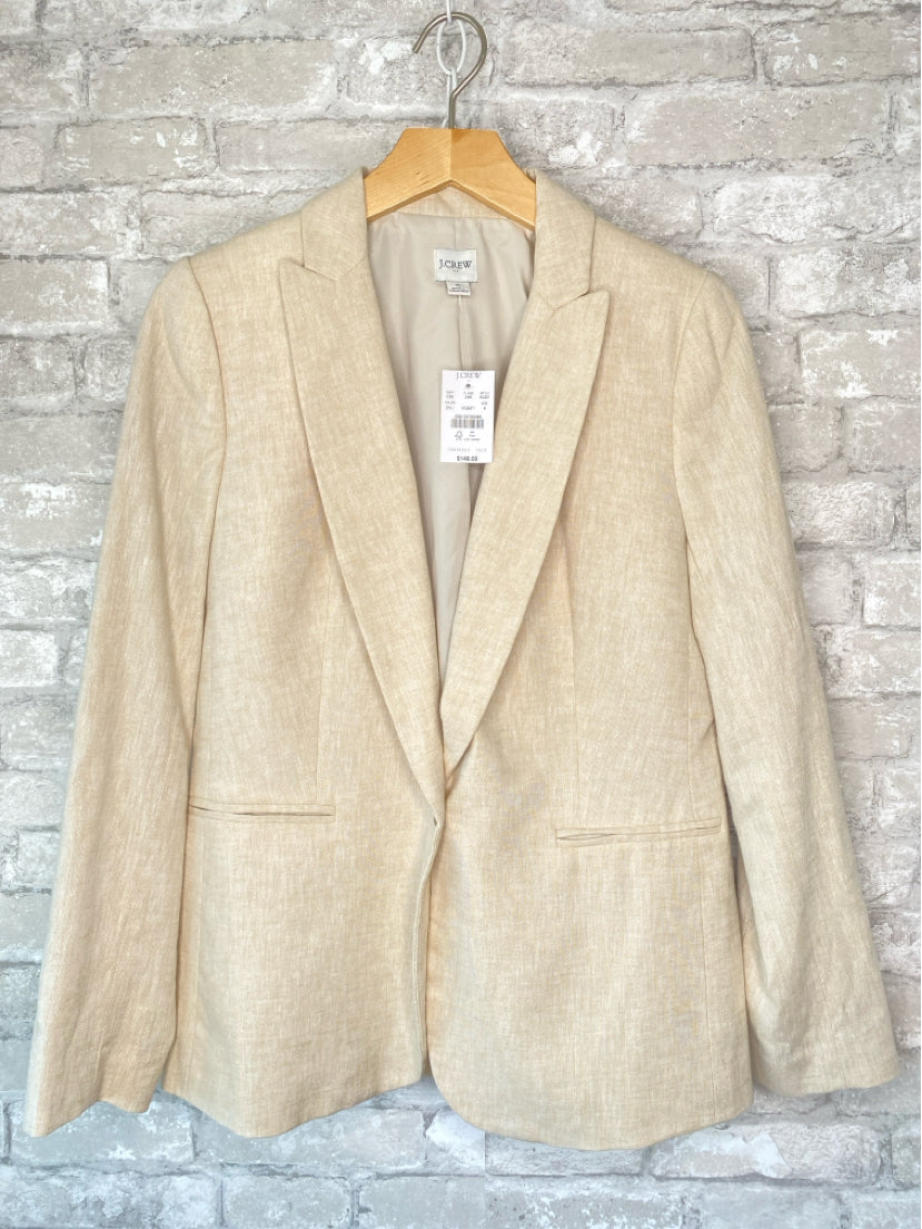 J Crew Size S/6 Cream Blazer