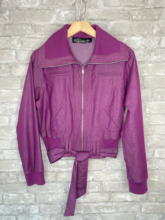 I.Q. Authentic Size S/M Purple Jacket