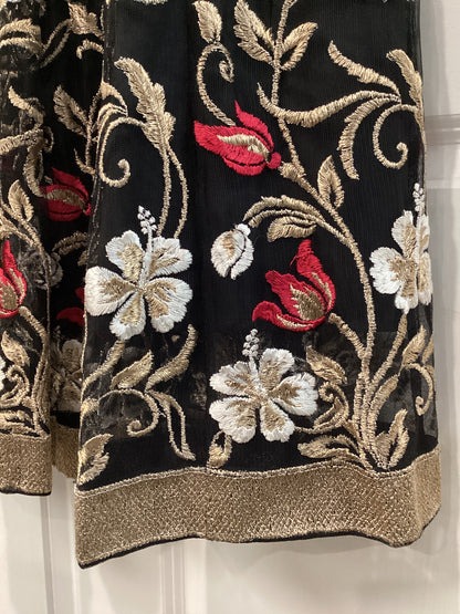 soft Surroundings Size XL black/gold/red Skirt