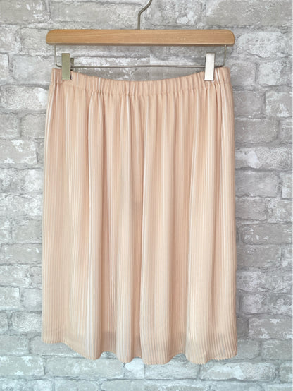 Adrianna Papell Size S Nude Pink Skirt