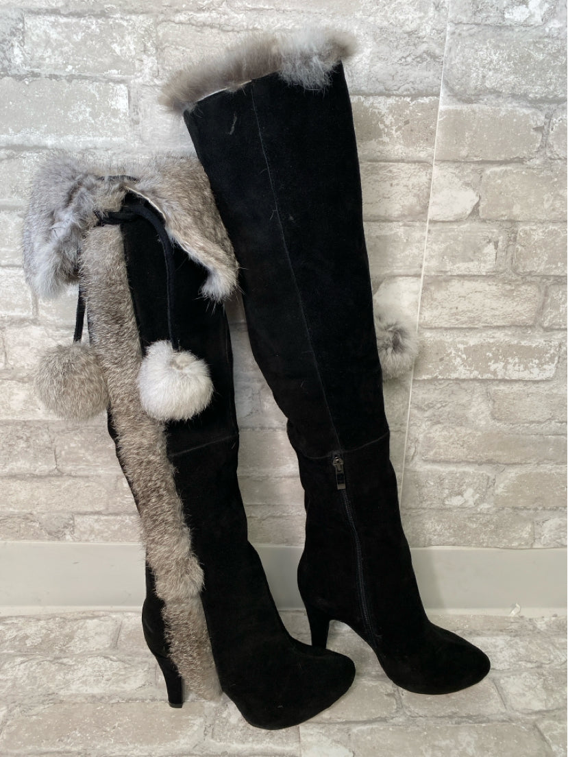 Vero Cuoio Size 6 Black/Grey Boots