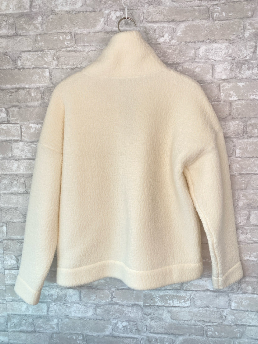 J Crew Size S Cream Fleece