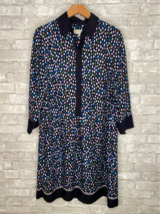 Hobbs Size S/6 Navy/Multi Dress