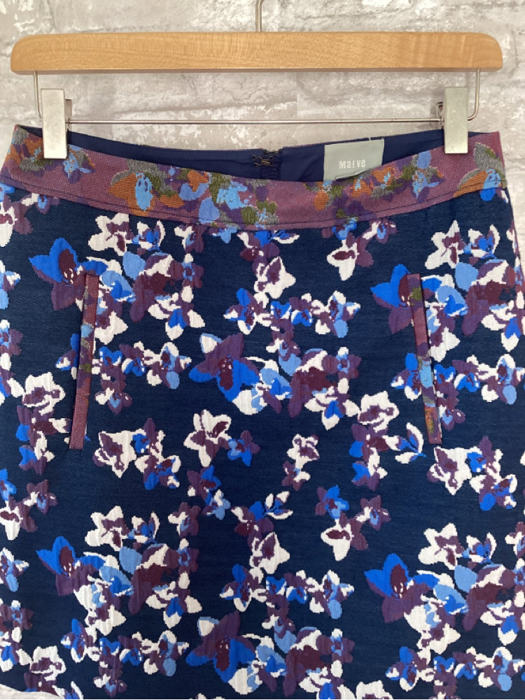 Maeve Size S/4 Blue Skirt