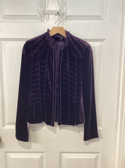 Elie Tahari Size S Purple Jacket