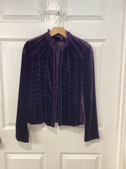 Elie Tahari Size S Purple Jacket
