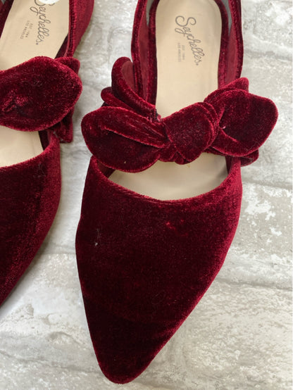 Seychelles Size 7 Burgundy Flats