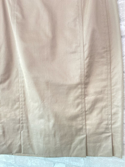 Akris Size M/8 Khaki Beige Skirt