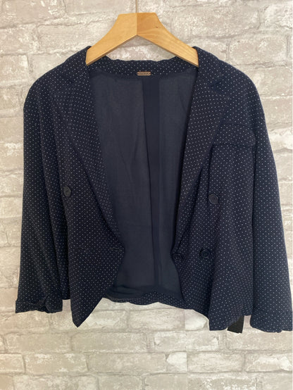 Free People Size XS Navy/white Blazer