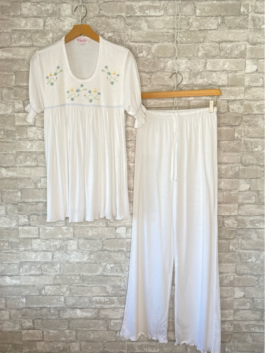 Schweitger Linen Size S White Pajamas