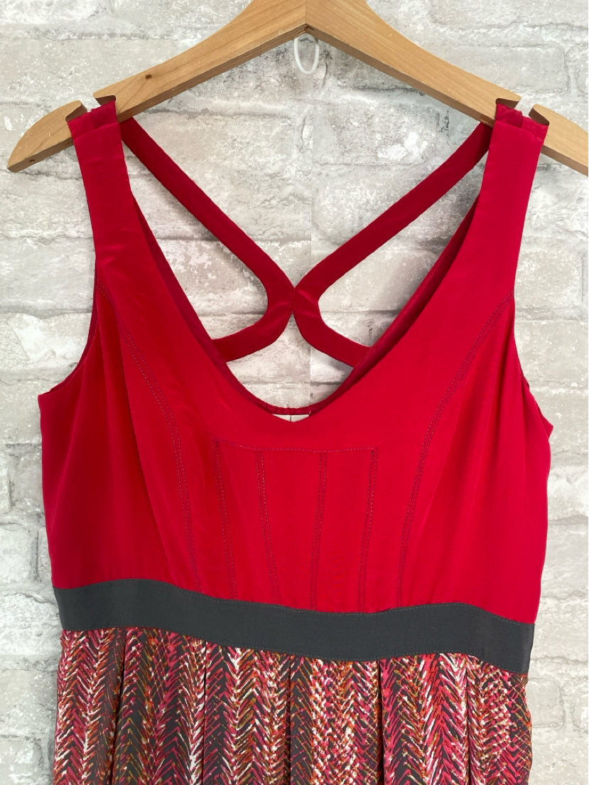 Sine Size XXS/2 Raspberry/Grey Dress