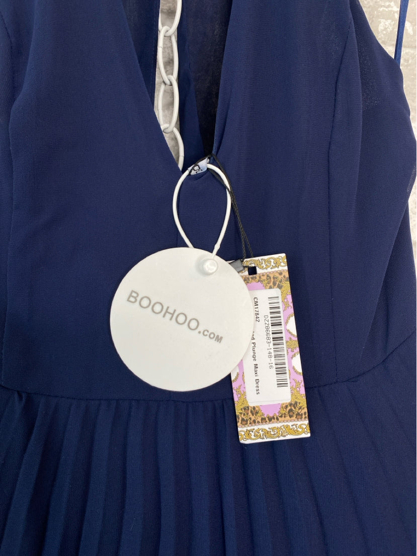 Boohoo Size S/4 Navy Dress