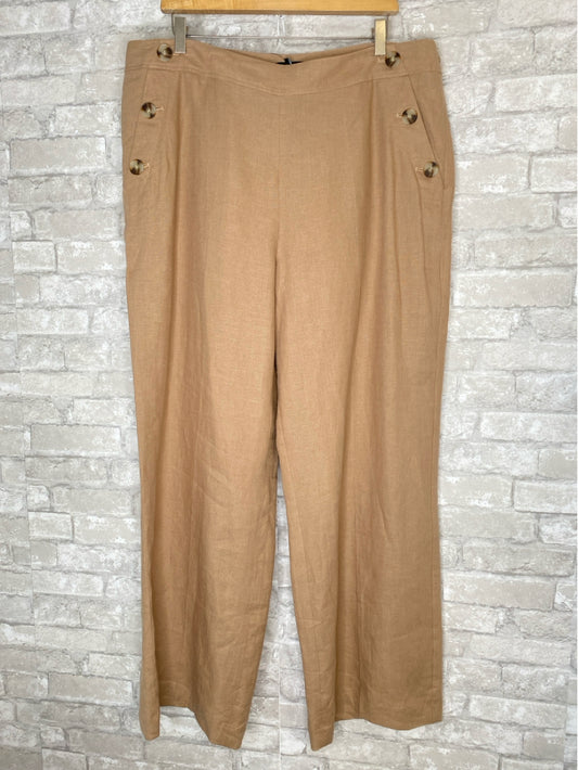 Talbots Size XL/18 Tan Pants