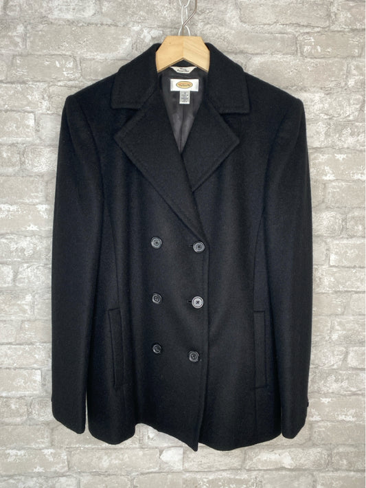 Talbots Size S/4 Black Coat