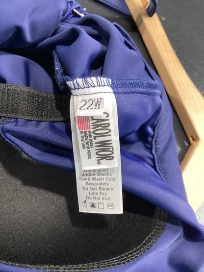 Carol Wior Size XXL/22 Navy Swimsuit