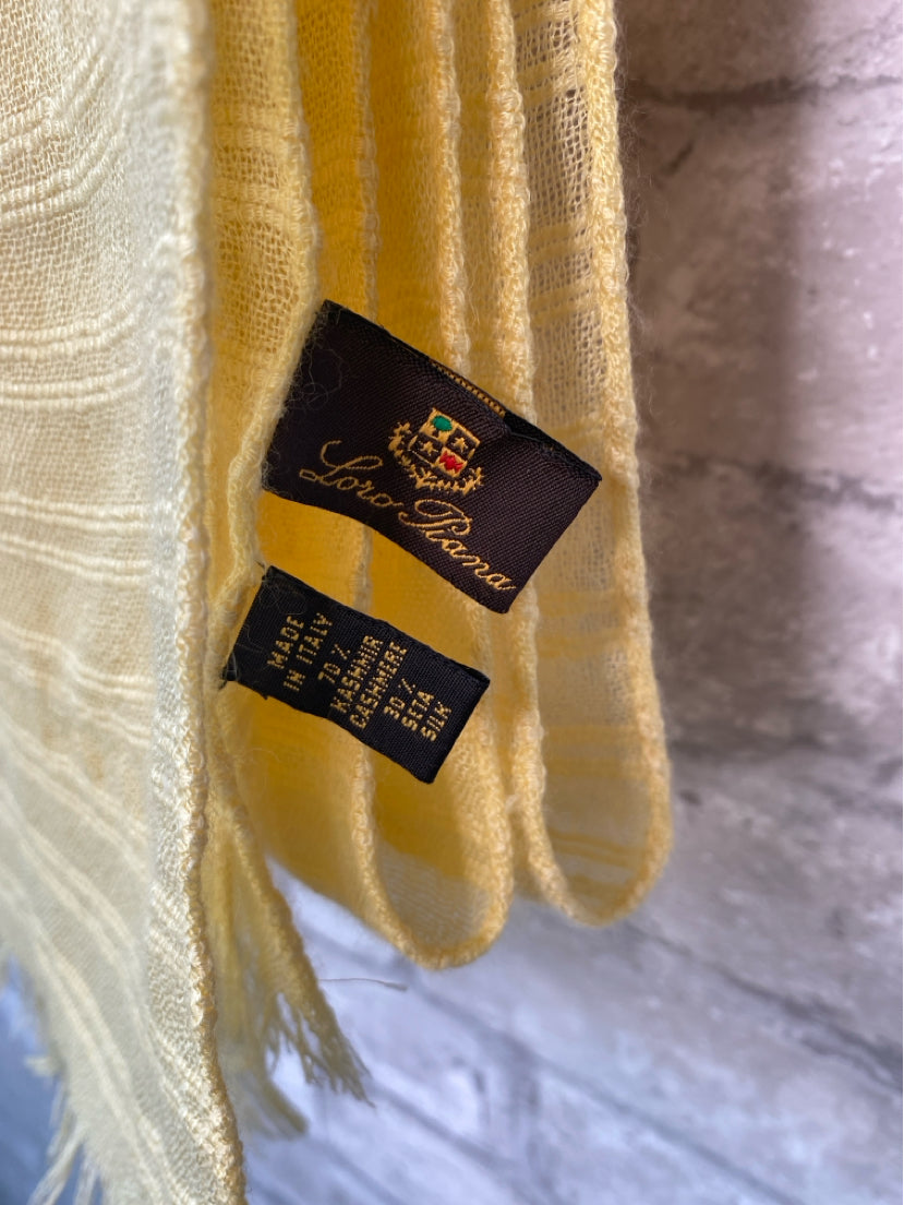 Yellow Loro Piana Scarf