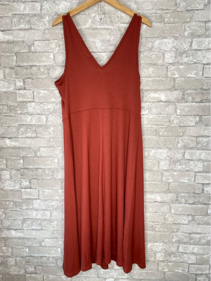 Treasure & Bond Size XL Terra cotta Dress