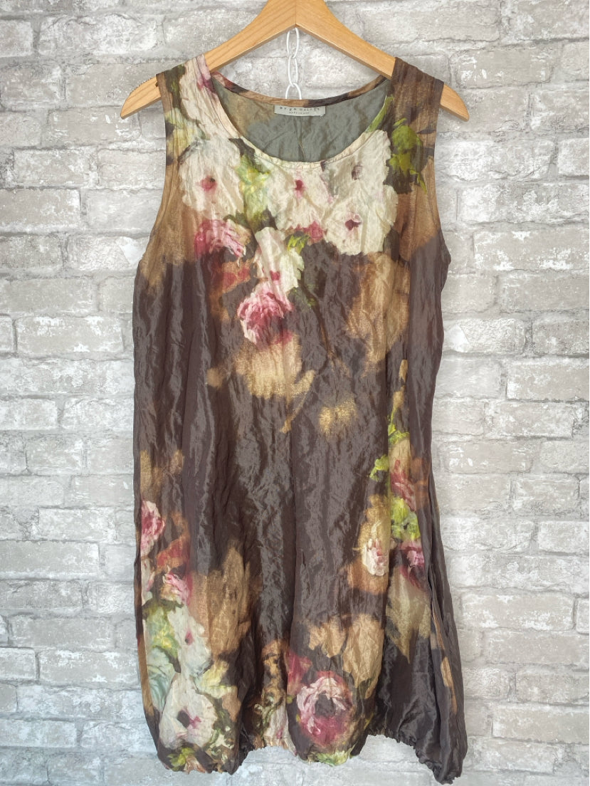 Bryn Walker Size S Brown/Tan/Green/Pink Dress