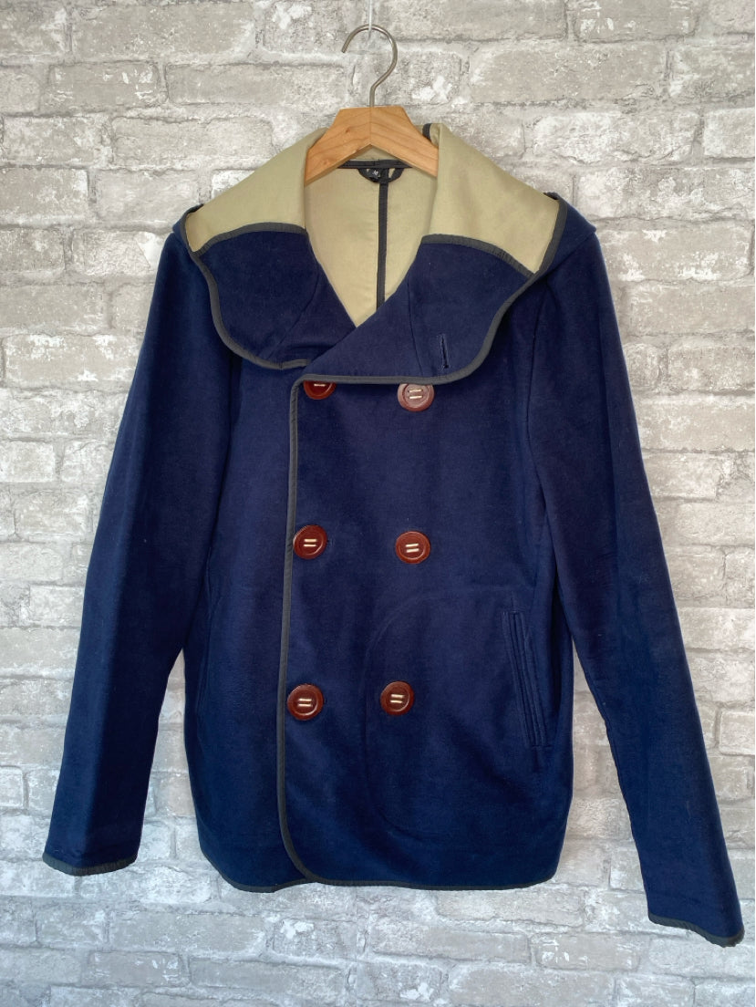 Alain Size M Navy/Kahki Coat