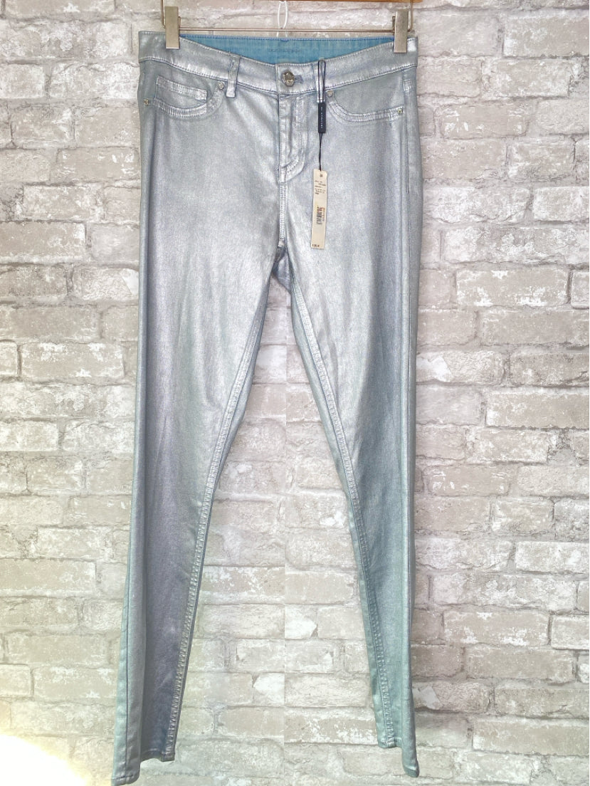 Elie Tahari Size XS/26 Silver Pants