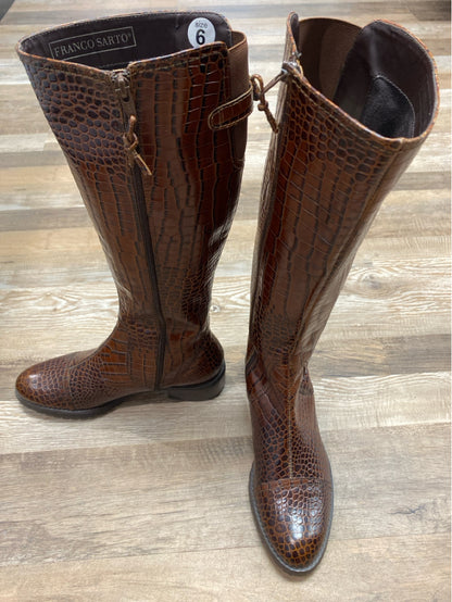 Franco Sarto Size 6 Brown Boots