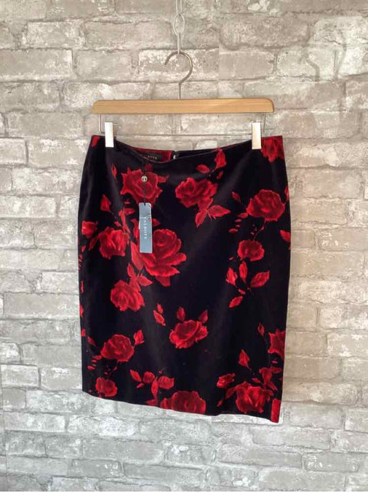 Talbots Size MP/8 black/red Skirts