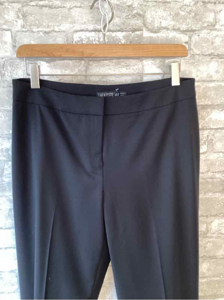 Lafayette148 Size M/8 Black Pants