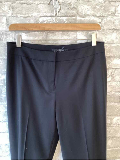 Lafayette148 Size M/8 Black Pants