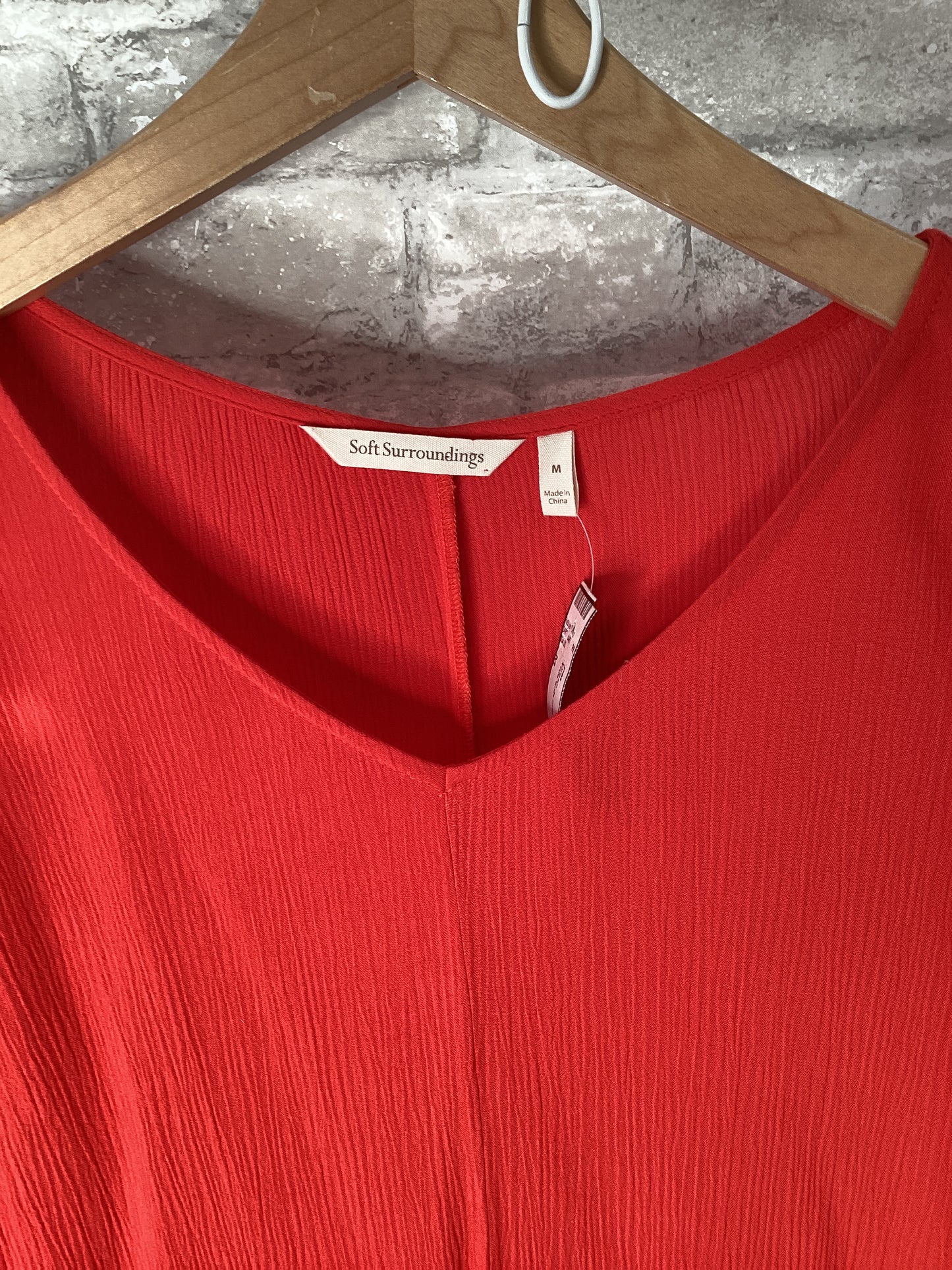 soft Surroundings Size M Red Dress