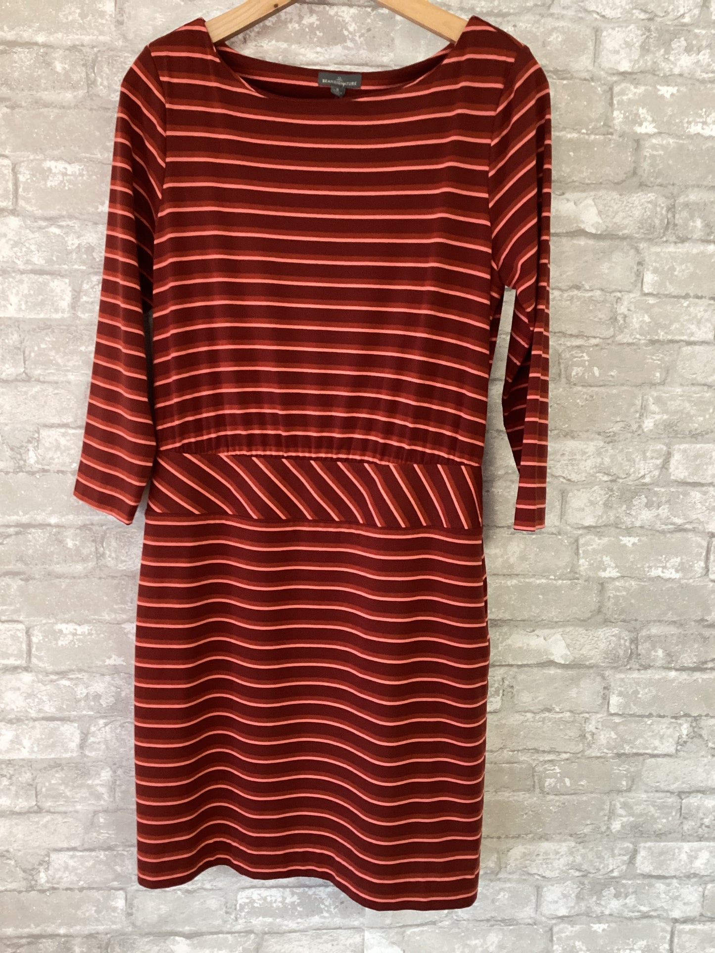 LL Bean Signature Size S/6 Rust Dress