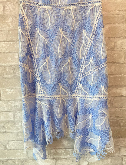 Elie Tahari Size XS/2 light blue/white Dress
